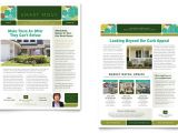 Property Newsletter Template Real Estate Newsletter Template Design