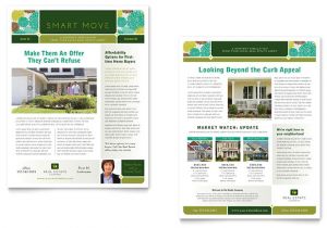 Property Newsletter Template Real Estate Newsletter Template Design