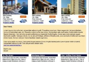 Property Newsletter Template Real Estate Newsletter Templates for 10 00