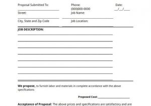 Proposable Templates Proposal Template Free Download Create Edit Fill and Print