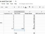 Pros and Cons Matrix Template How to Make An Effective Pro and Con List Using A