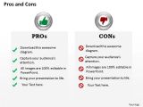 Pros and Cons Matrix Template Pros and Cons Powerpoint Template Slide