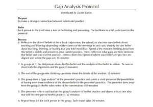 Protocol Document Template 16 Sample Gap Analysis Templates Pdf Excel Word