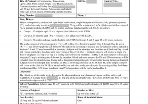Protocol Document Template Clinical Trial Protocol Summary Template Templates