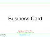 Psd Business Card Template with Bleed Proper Setup for Printing with Crops and Bleeds