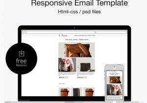Psd Email Template to HTML Free Psd HTML Responsive Email Template by Marco Da Silva