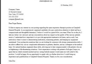 Psychotherapist Cover Letter Professional Respiratory therapist Cover Letter Sample