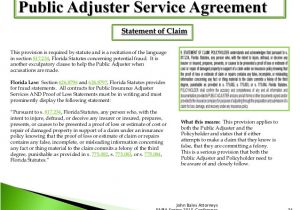Public Adjuster Contract Template Don 39 T Drop the Ball On Contract Requirements and