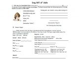 Puppy Receipt Template Dog Bill Of Sale 8 Free Sample Example format
