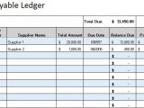 Purchase Ledger Template Free Accounting Templates In Excel