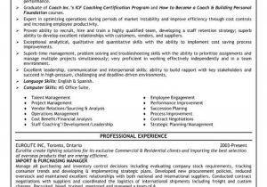 Purchase Officer Resume format In Word A Resume Template for An Import and Purchasing Manager