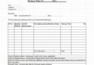 Purchase order Contract Template 39 Free Purchase order Templates In Word Excel Free