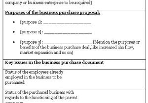 Purchase Proposal Template Word 10 Best Images Of Purchase Proposal Template Business