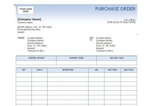 Purchasing Manual Template Download A Purchase order Template to Help Your Small Business