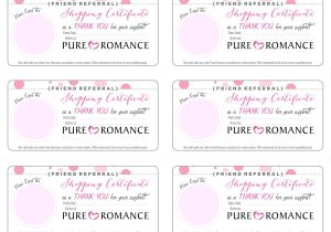 Pure Romance Gift Certificate Template Template Pure Romance Gift Certificate Template