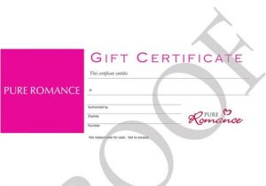 Pure Romance Gift Certificate Template Unavailable Listing On Etsy