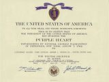 Purple Heart Citation Template Awards Certificates Citations and Diplomas War