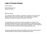Purpose Of A Covering Letter Letter Of Purpose