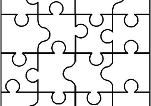 Puzzle Cut Out Template Autism Puzzle Piece Cut Out Clipart Best