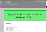 Python Email Template Sending An Email On Microsoft Exchange with Python
