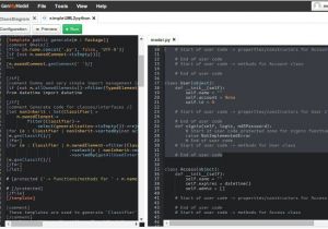 Python HTML Template Online Python Code Generator the Genmymodel Blog