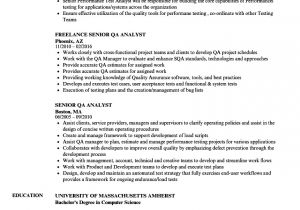 Qa Analyst Resume Sample Senior Qa Analyst Resume Samples Velvet Jobs