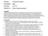 Qa Automation Engineer Resume Sample Resume Of Automation Engineer Resume Ideas