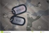 Qatar Id Card Photo Background Armeefreier Raum Erkennungsmarke Mit Textweltkrieg Auf Dem