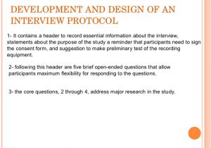 Qualitative Research Interview Protocol Template Collecting Qualitative Data