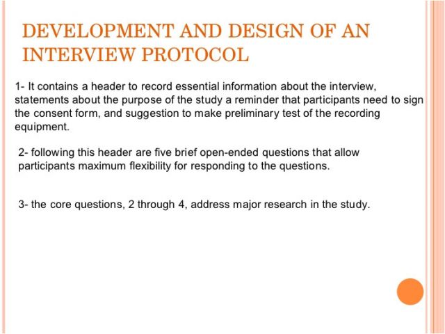 qualitative research interview protocol template