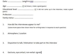 Qualitative Research Interview Protocol Template Qualitative Data Collection Methods In Research