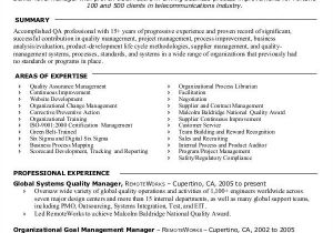 Quality assurance Engineer Resume 14 Awesome Quality assurance Resume Sample Templates