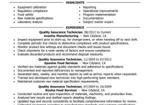 Quality assurance Resume Samples Best Quality assurance Resume Example Livecareer