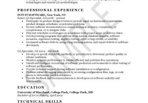 Quality assurance Resume Samples Sample Resume May 2016