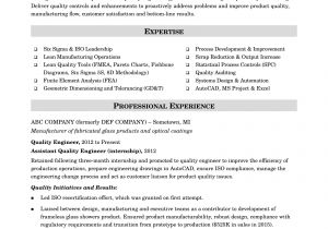 Quality Control Engineer Resume Sample Resume for A Midlevel Quality Engineer Monster Com