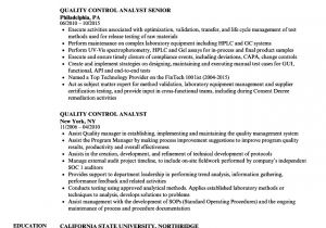 Quality Control Resume In Word format Quality Control Analyst Resume Samples Velvet Jobs