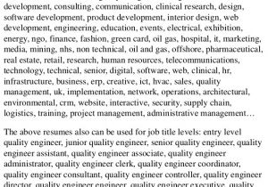 Quality Engineer Resume Automotive top 8 Quality Engineer Resume Samples