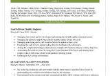 Quality Engineer Resume Model software Quality Engineer Resume Samples Qwikresume