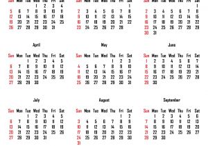 Quarterly Calendar 2014 Template 2014 Calendar Monthly Calendar Template