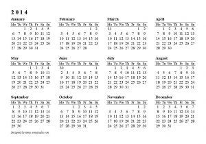 Quarterly Calendar 2014 Template 2014 Printable Calendar Download Templates