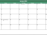 Quarterly Calendar Template 2014 2014 Monthly Calendar Template Icebergcoworking