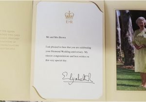 Queen 60th Wedding Anniversary Card Letter From the Queen for My Grandparents 60th Wedding
