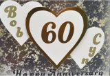 Queen 60th Wedding Anniversary Card Nj Stamping Queen Personalized 60th Anniversary Card with