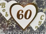 Queen 60th Wedding Anniversary Card Nj Stamping Queen Personalized 60th Anniversary Card with