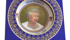 Queen Diamond Wedding Anniversary Card Queen Elizabeth Ii Diamond Jubilee souvenir Medium Size
