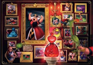 Queen Of Hearts Card Flower Ravensburger Disney Villainous Queen Of Hearts 1000 Piece