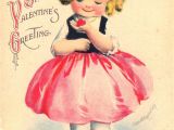 Queen Of Hearts Valentine Card Vintage Valentine Victorian Valentines Valentines