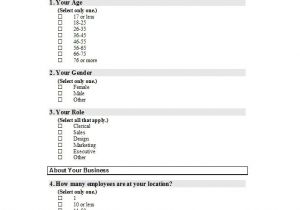 Questionair Template 33 Free Questionnaire Templates Word Free Template