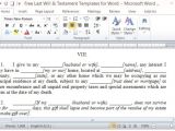 Quick Will Template Free Last Will and Testament Template for Word
