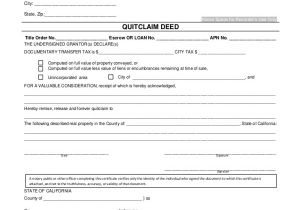 Quick Will Template Quit Claim Deed form Printable Quit Claim Deed Template